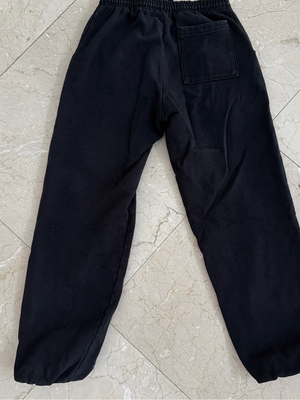 PacSun Black Sweatpants with Neon Yellow & Teal Mercedes Logo - Picture 2 of 3